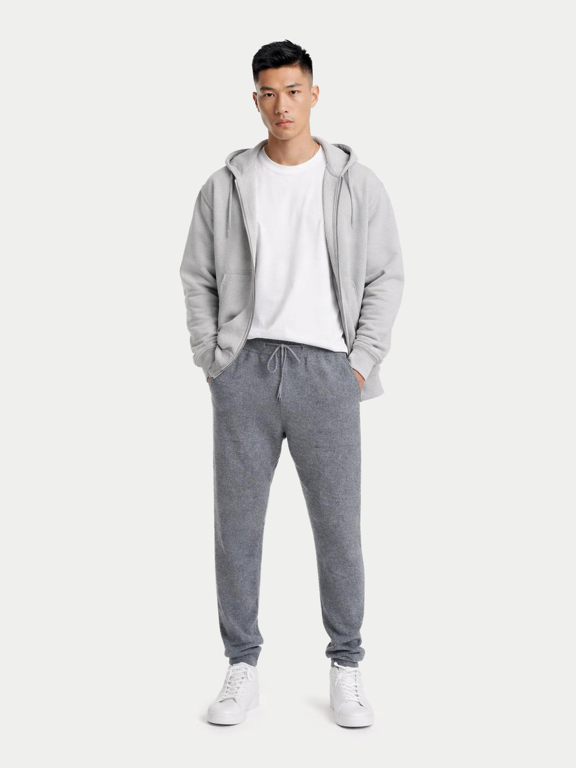 Men's Cashmere Jogger — Gray