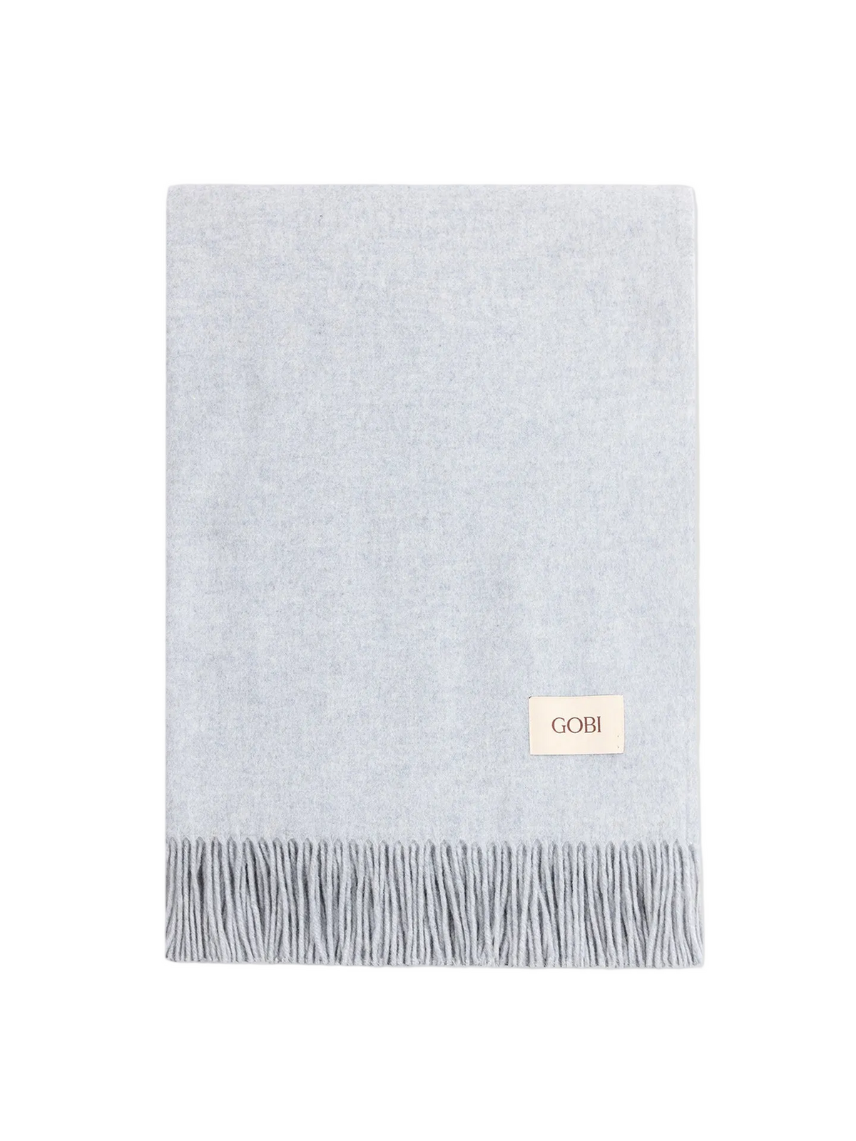 Cashmere Large Blanket With Fringe — High Rise