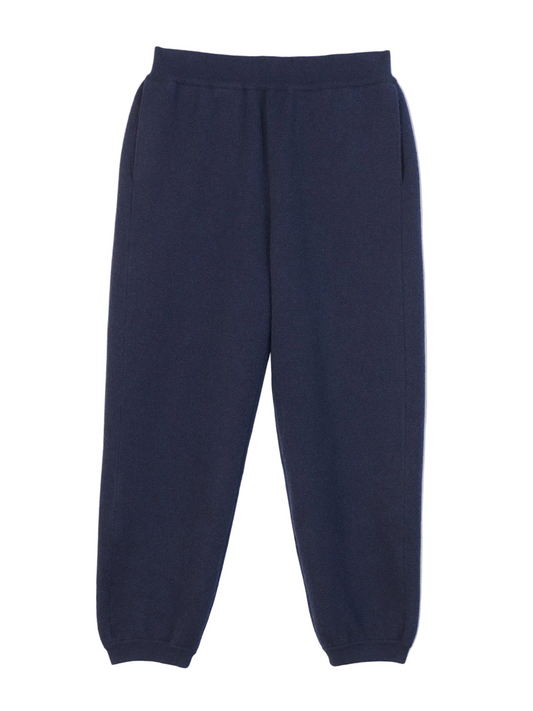 Men's Cashmere Sweatpants — Ink Blue
