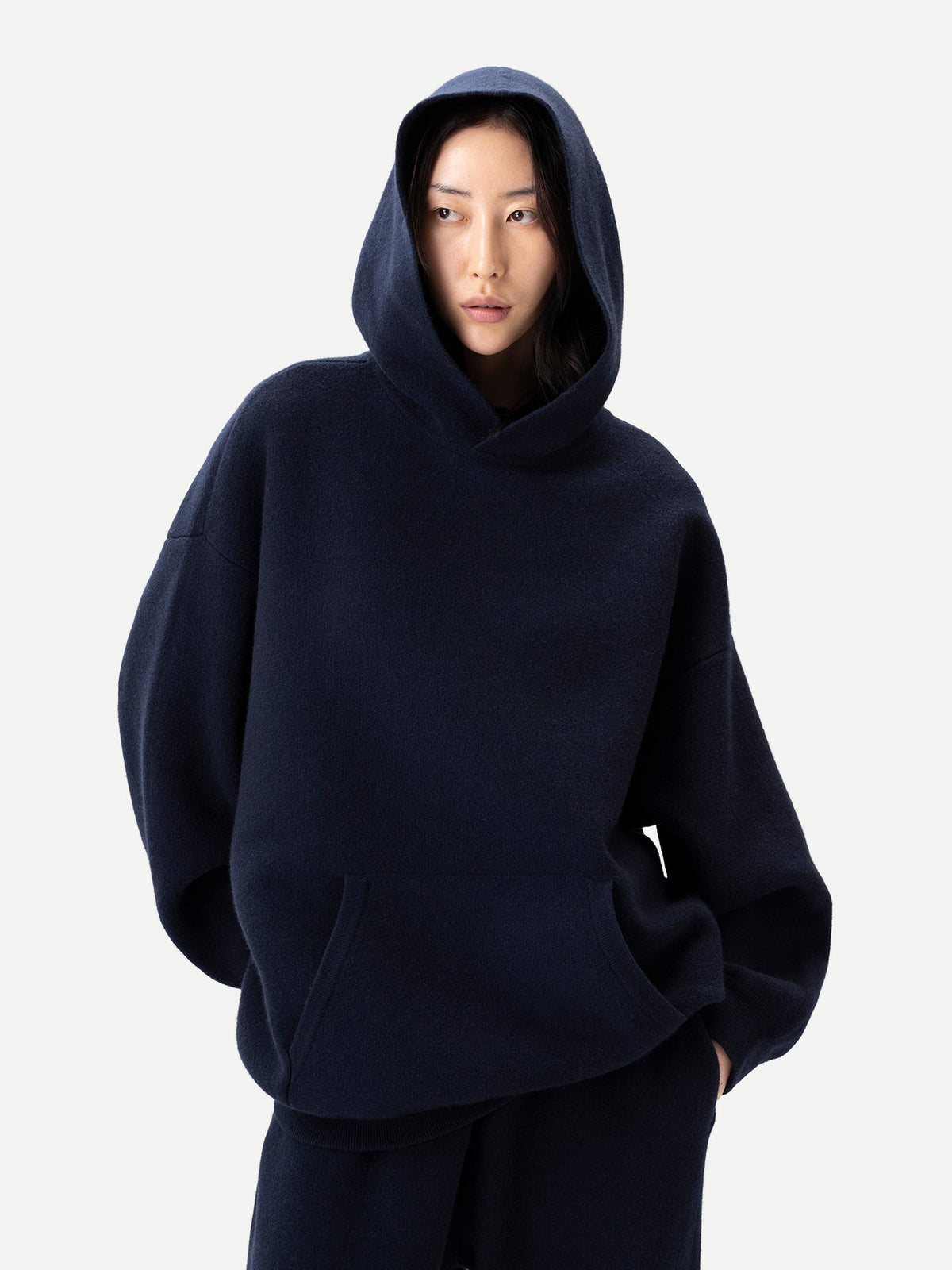 Unisex Cashmere Sweatshirt — Ink Blue