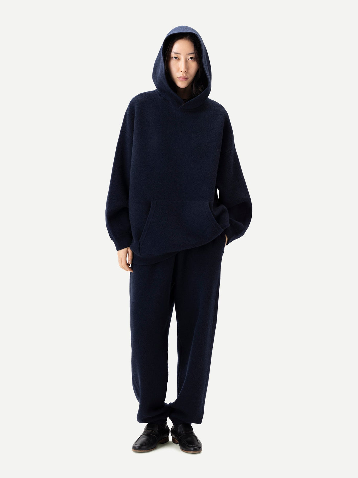Unisex Cashmere Sweatshirt — Ink Blue
