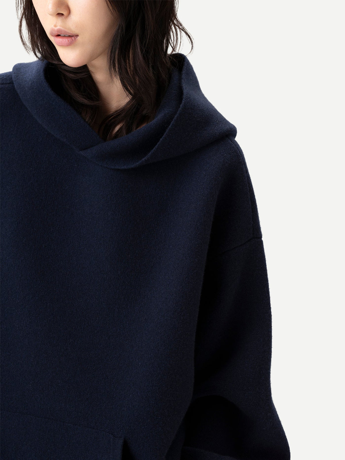 Unisex Cashmere Sweatshirt — Ink Blue