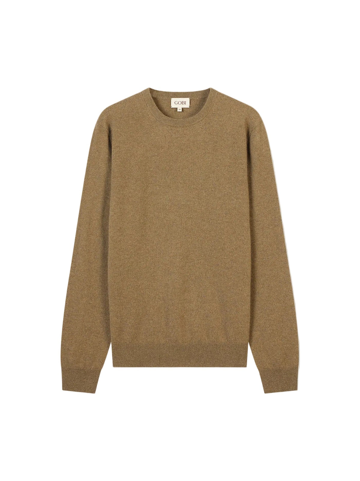 Essential Crewneck Cashmere Sweater — Muted Green