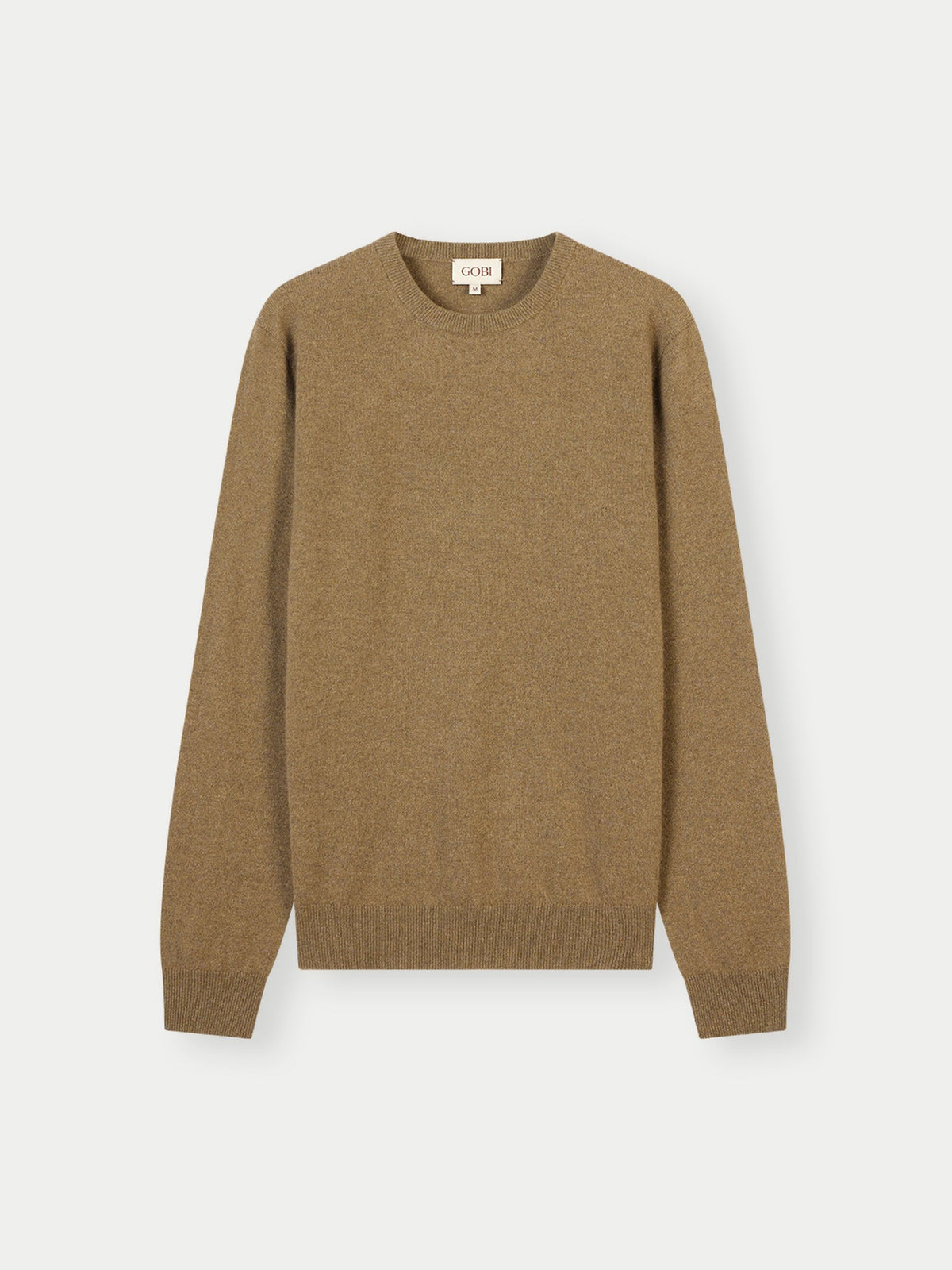 Essential Crewneck Cashmere Sweater — Muted Green