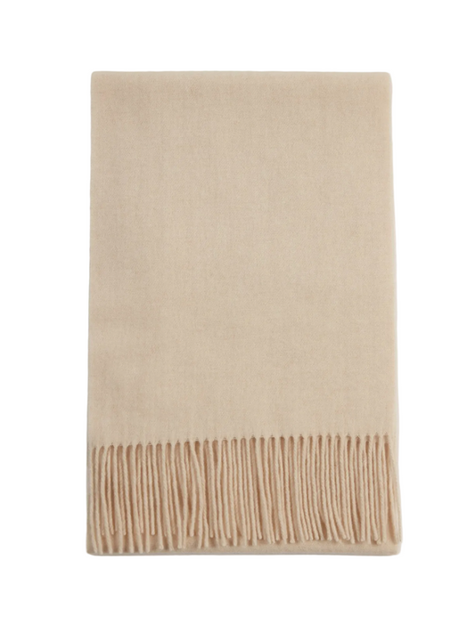 Cashmere Scarf — Natural