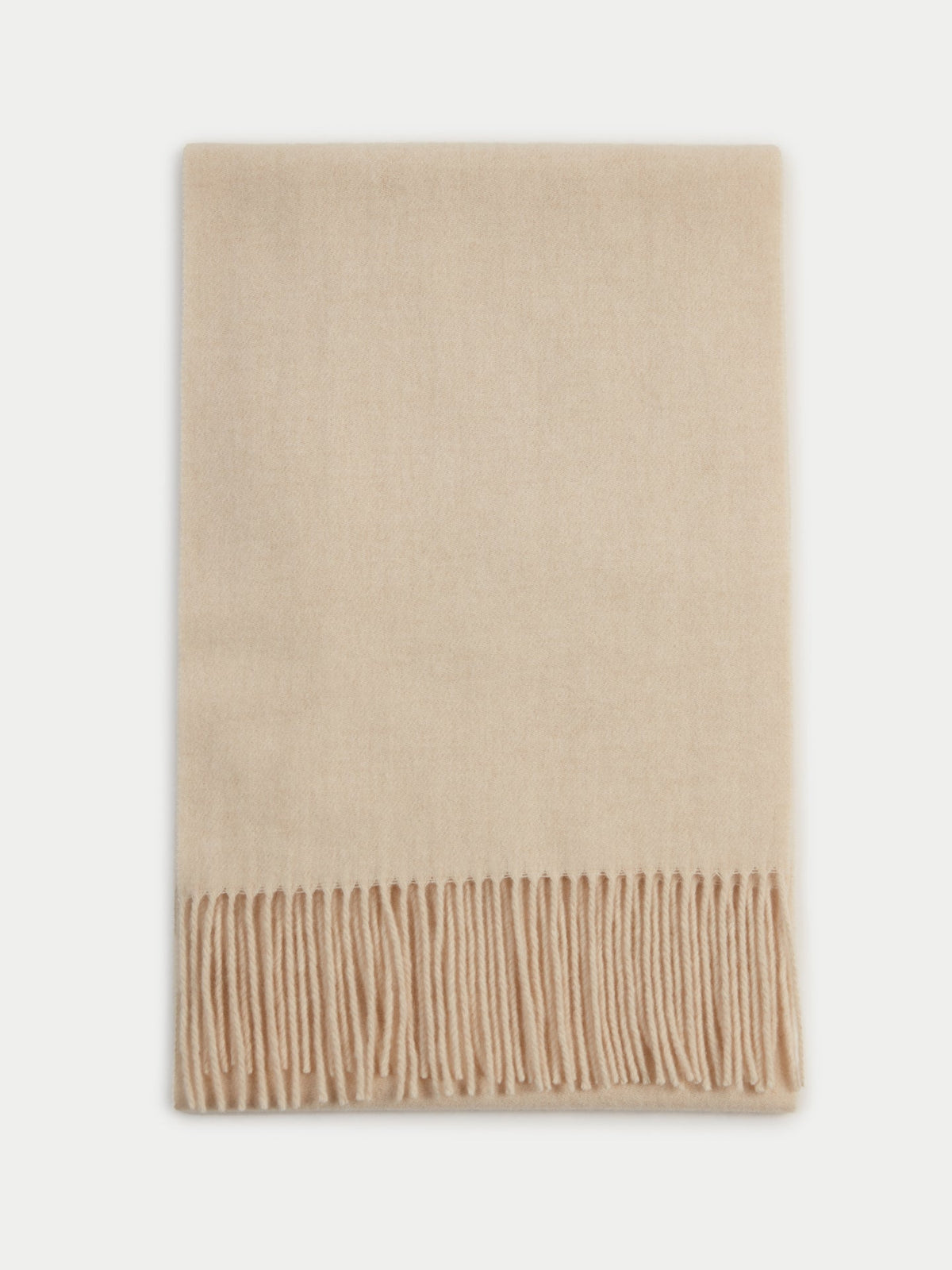 Cashmere Scarf — Natural