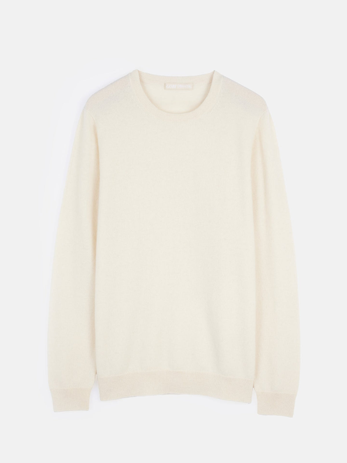 Essential Cashmere Crewneck Sweater — Natural