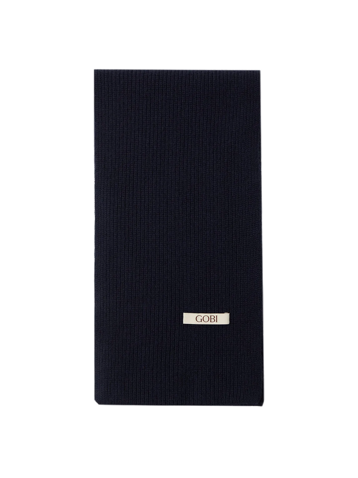 Fisherman Knit Scarf — Navy