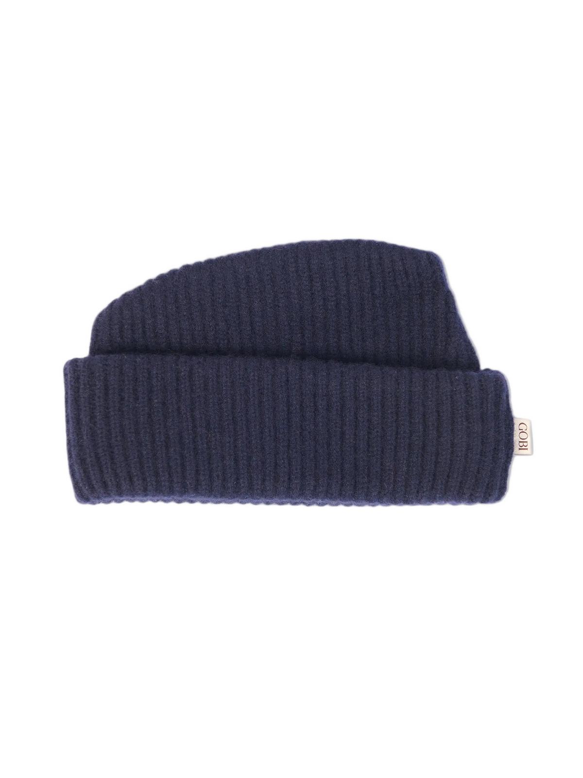 Unisex Cashmere Grandpa Hat — Navy