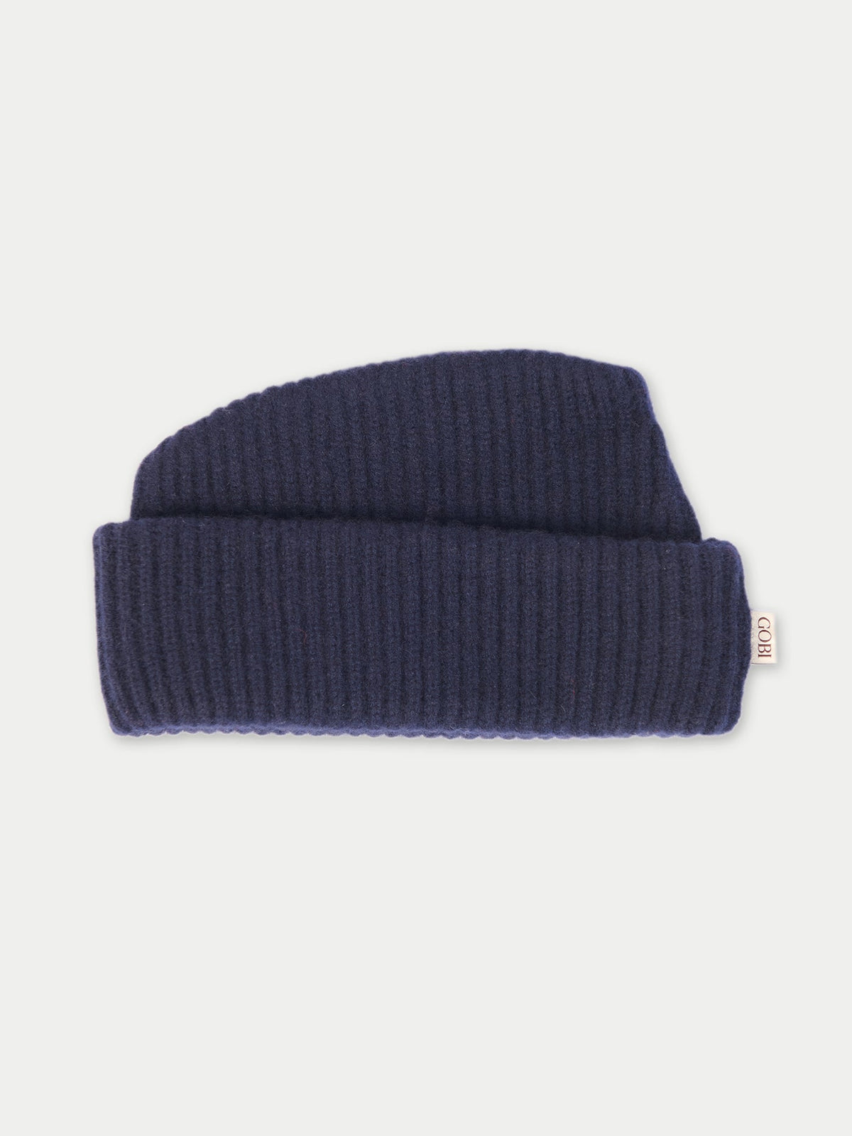 Unisex Cashmere Grandpa Hat — Navy