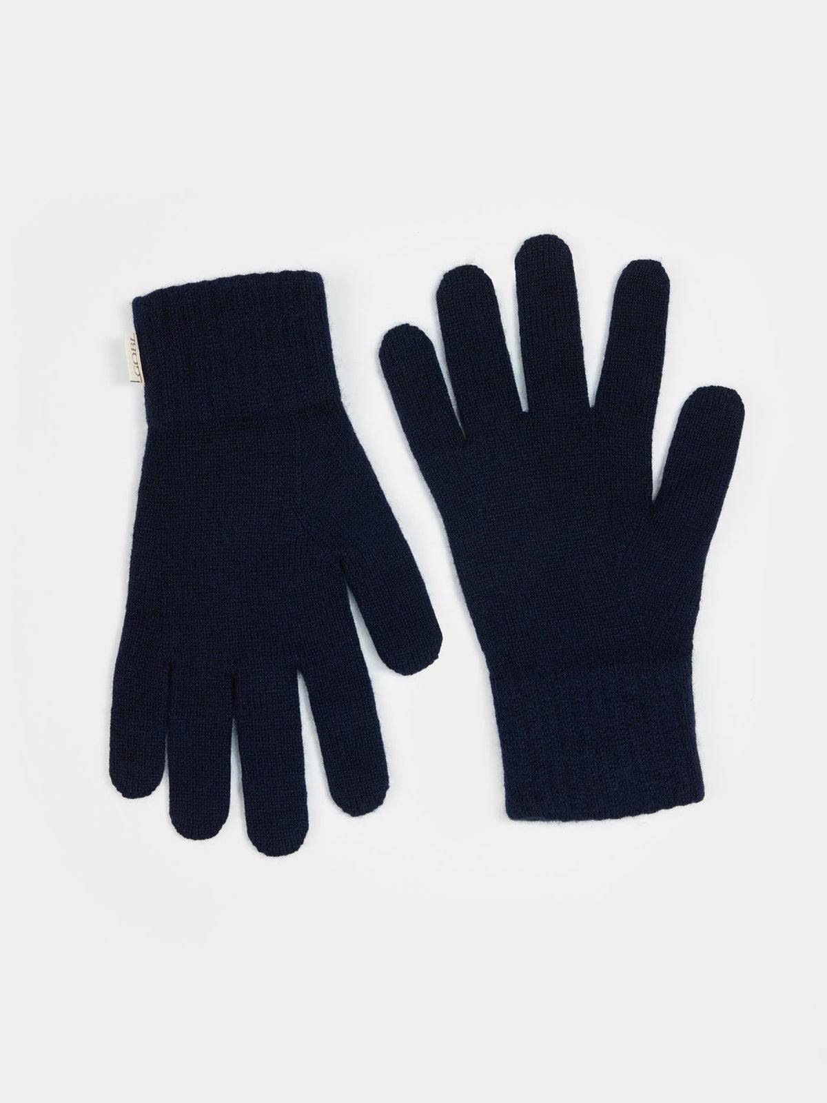 Essential Knit Cashmere Gloves — Navy