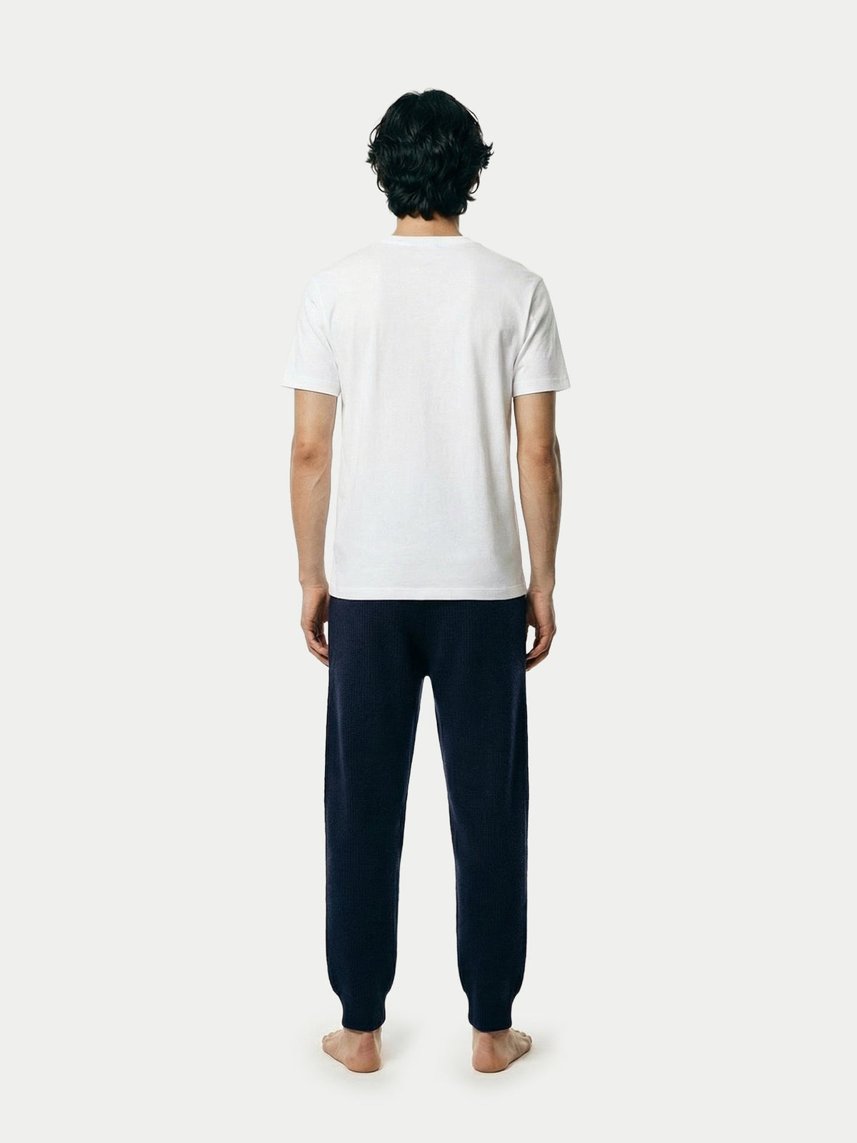 Men's Cashmere Jogger — Navy