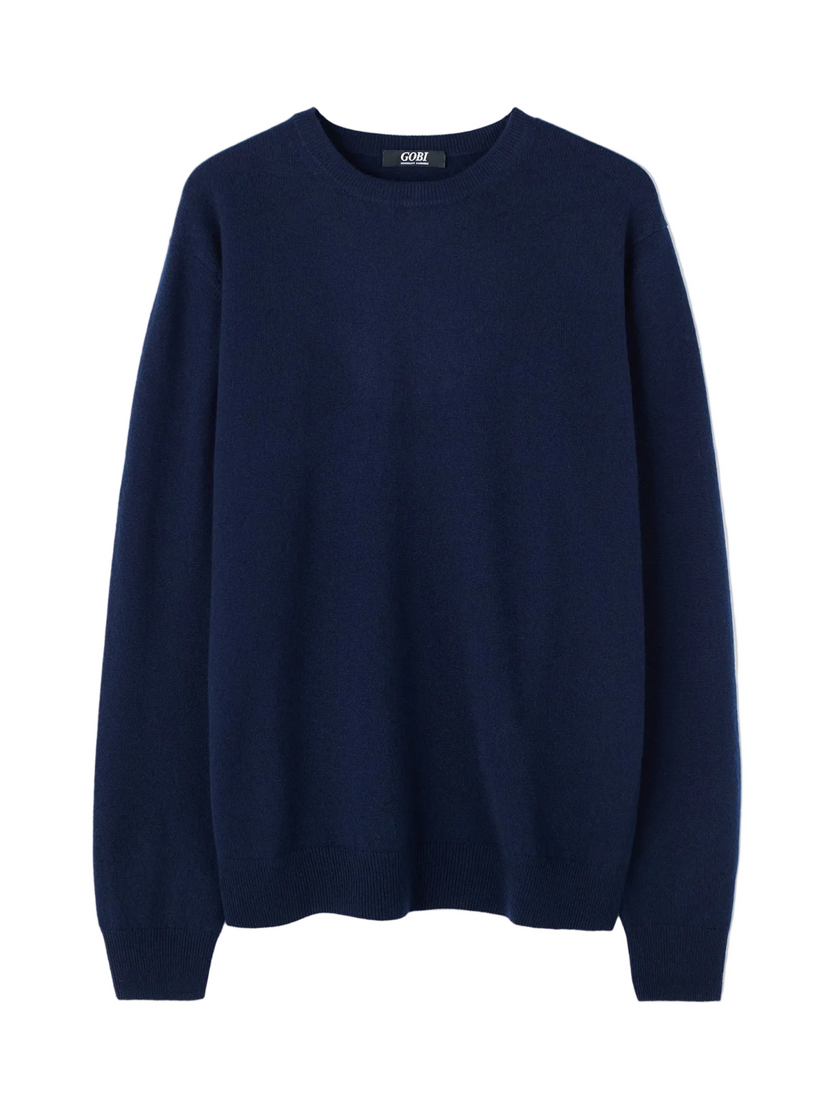 Essential Crewneck Cashmere Sweater — Navy
