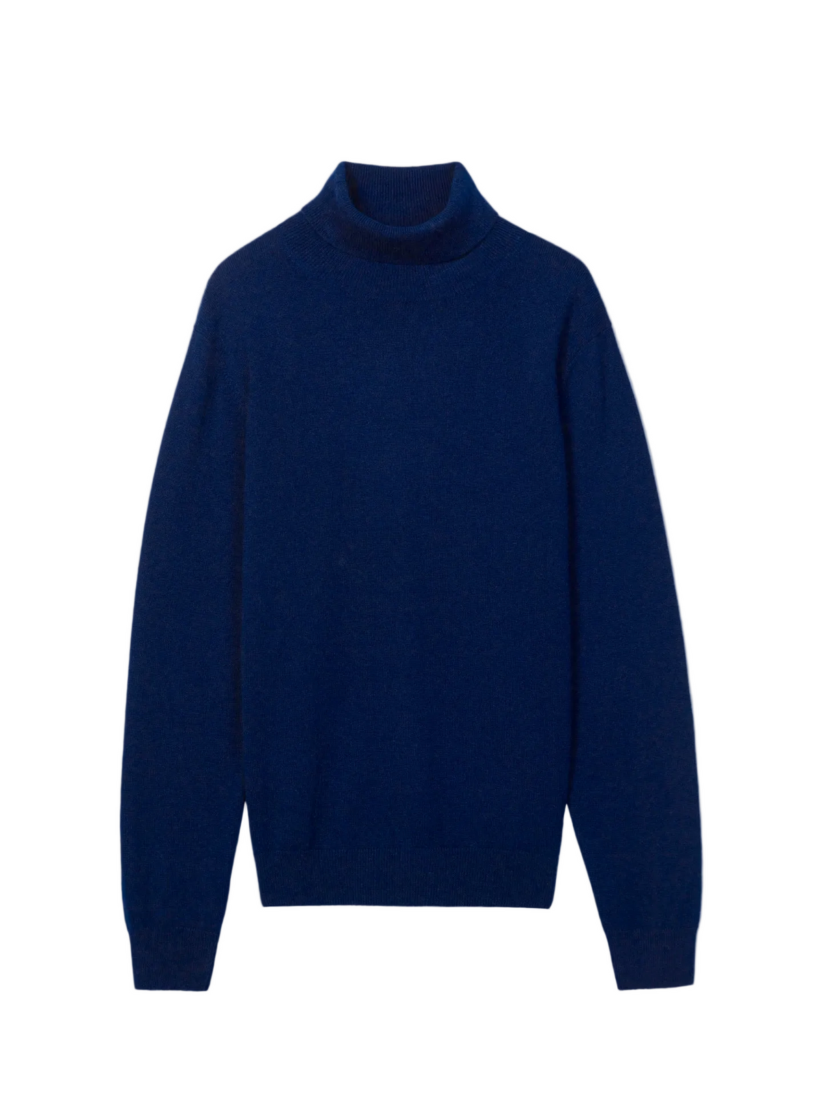 Essential Turtleneck Cashmere Sweater — Navy Blue