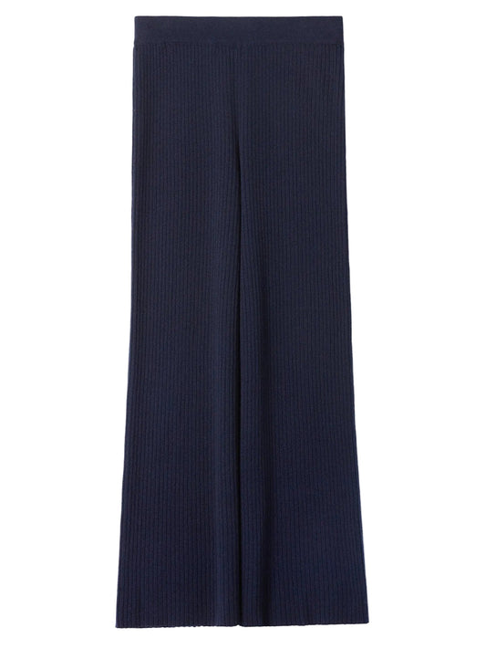 Cashmere Pants — Navy Blue