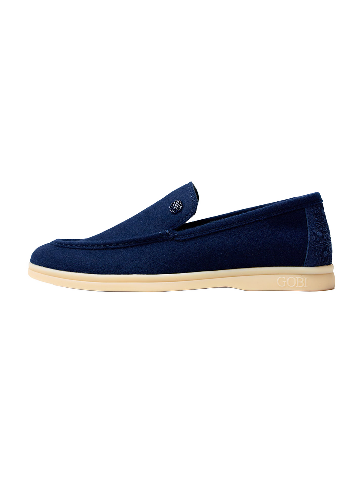 Cashmere Loafers — Navy Blue