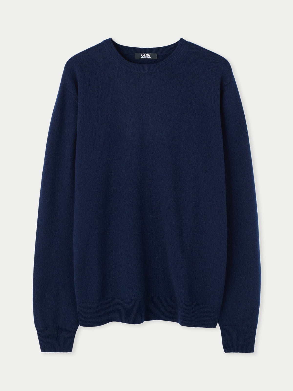 Essential Crewneck Cashmere Sweater — Navy