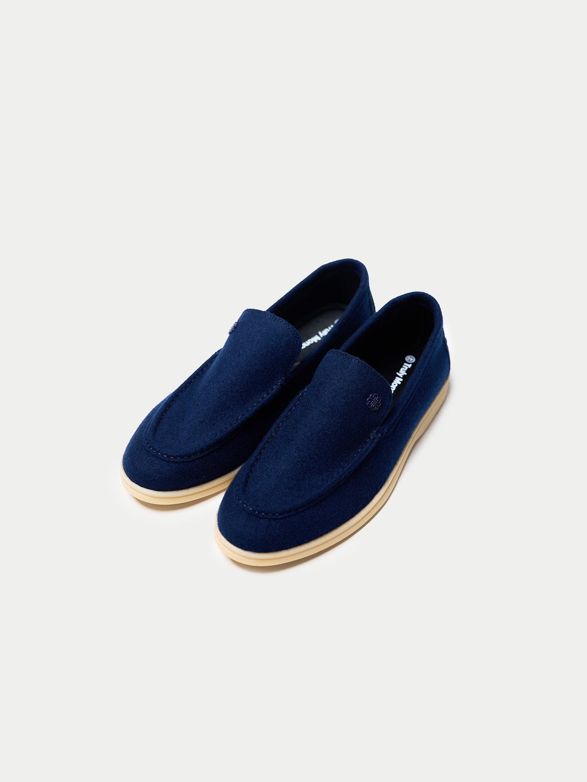 Cashmere Loafers — Navy Blue