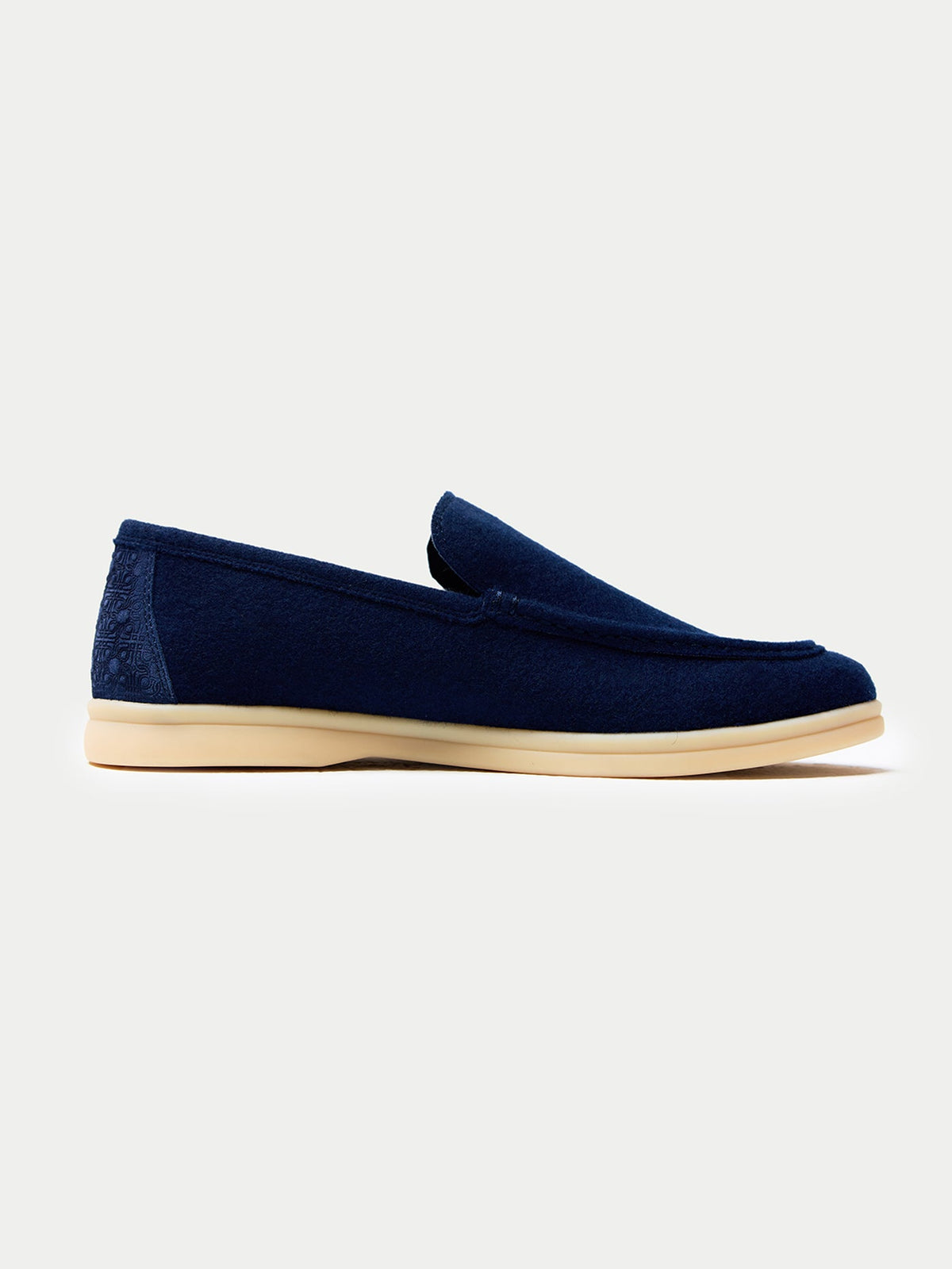 Cashmere Loafers — Navy Blue