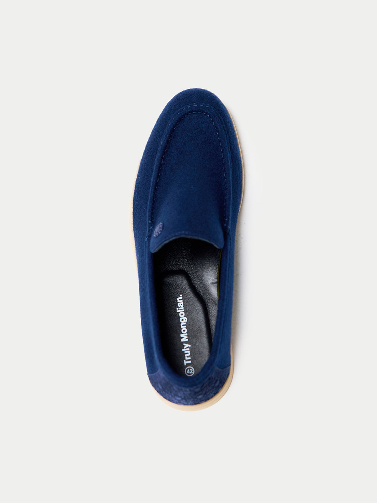 Cashmere Loafers — Navy Blue
