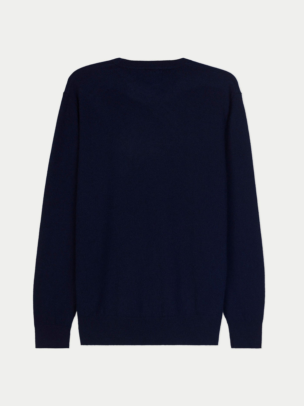 Cashmere Horse Intarsia Sweater — Navy Blue