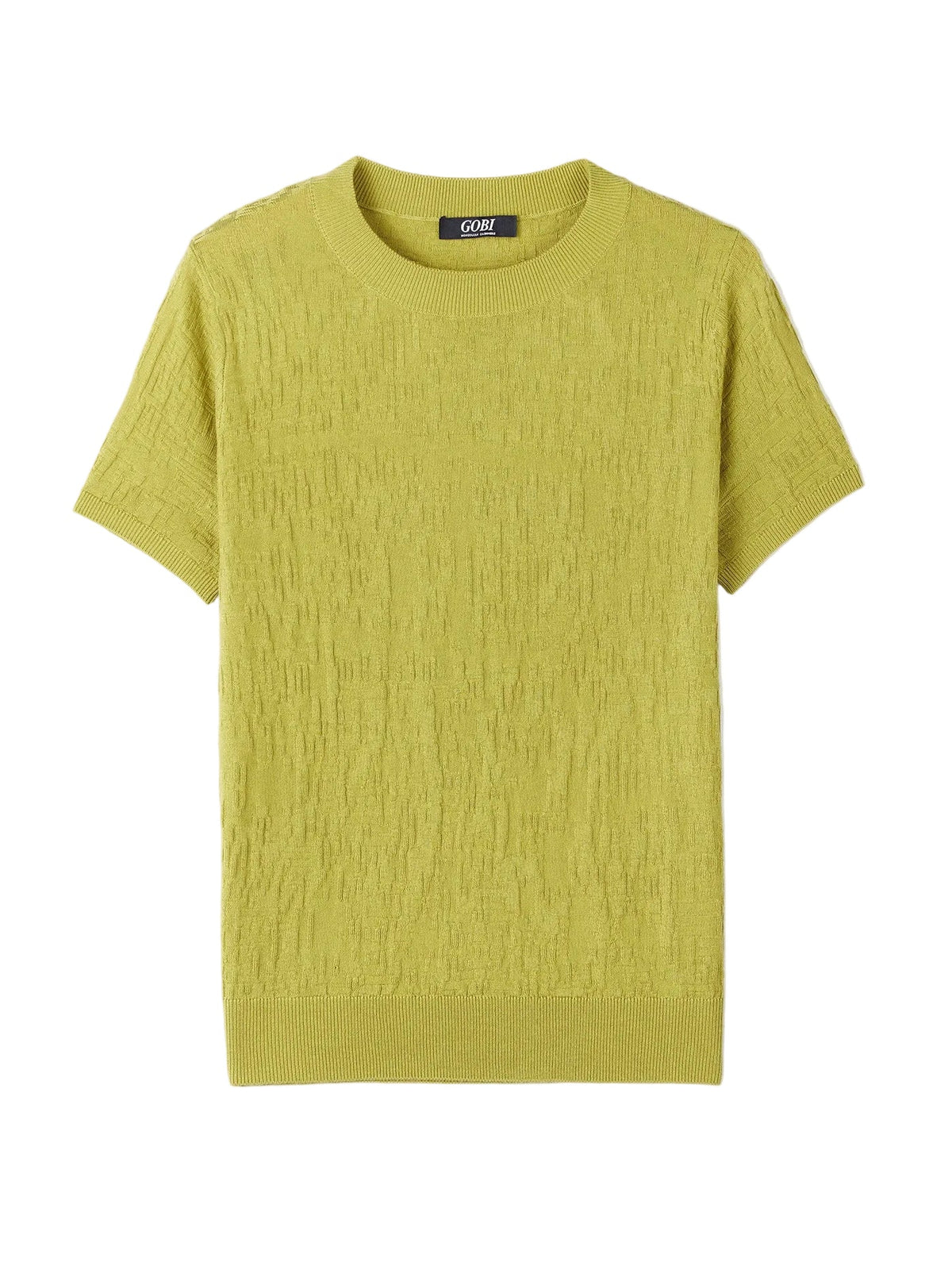 Silk Cashmere T-shirt — Nougat Brown