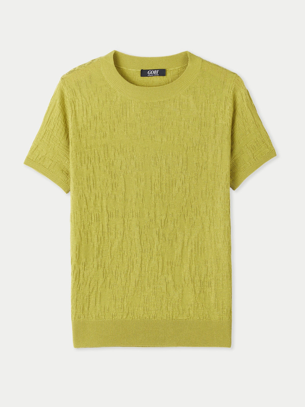 Silk Cashmere T-shirt — Nougat Brown