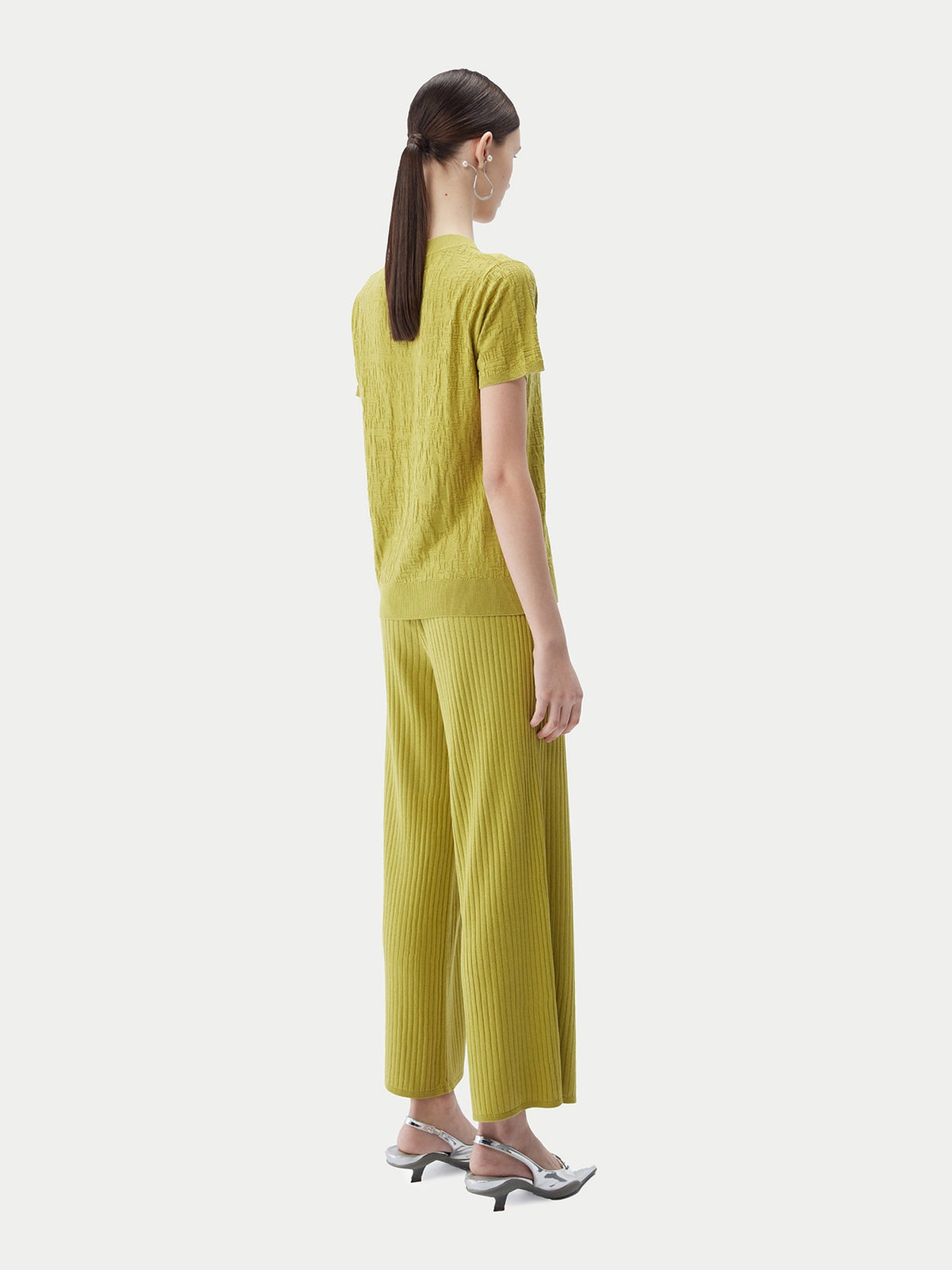 Silk Cashmere T-shirt — Nougat Brown
