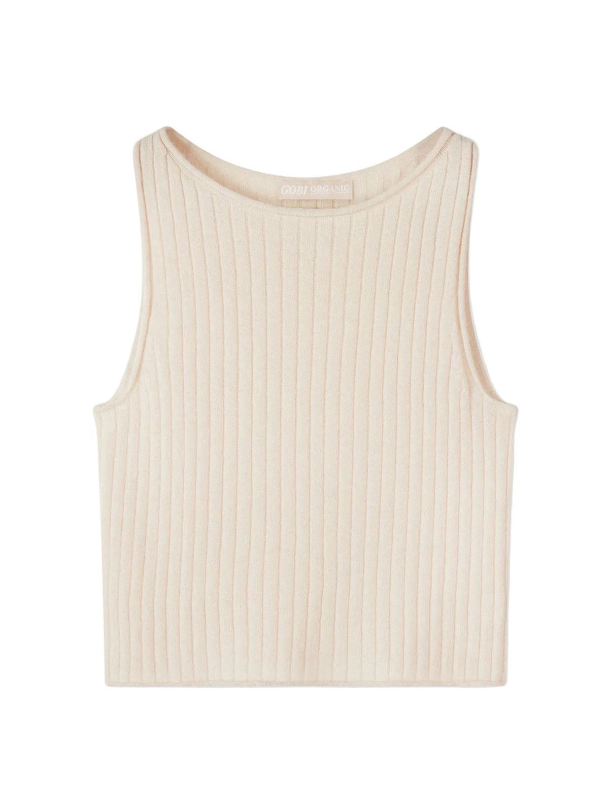 Cashmere Crop Top — Off-white