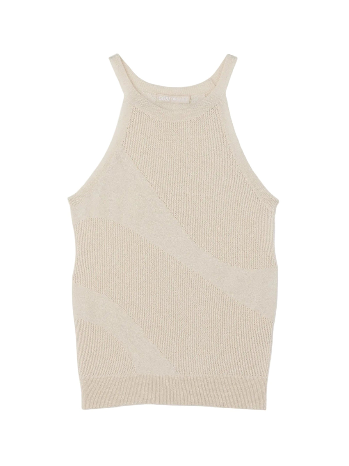 Natural Color Cashmere Top — Off-white
