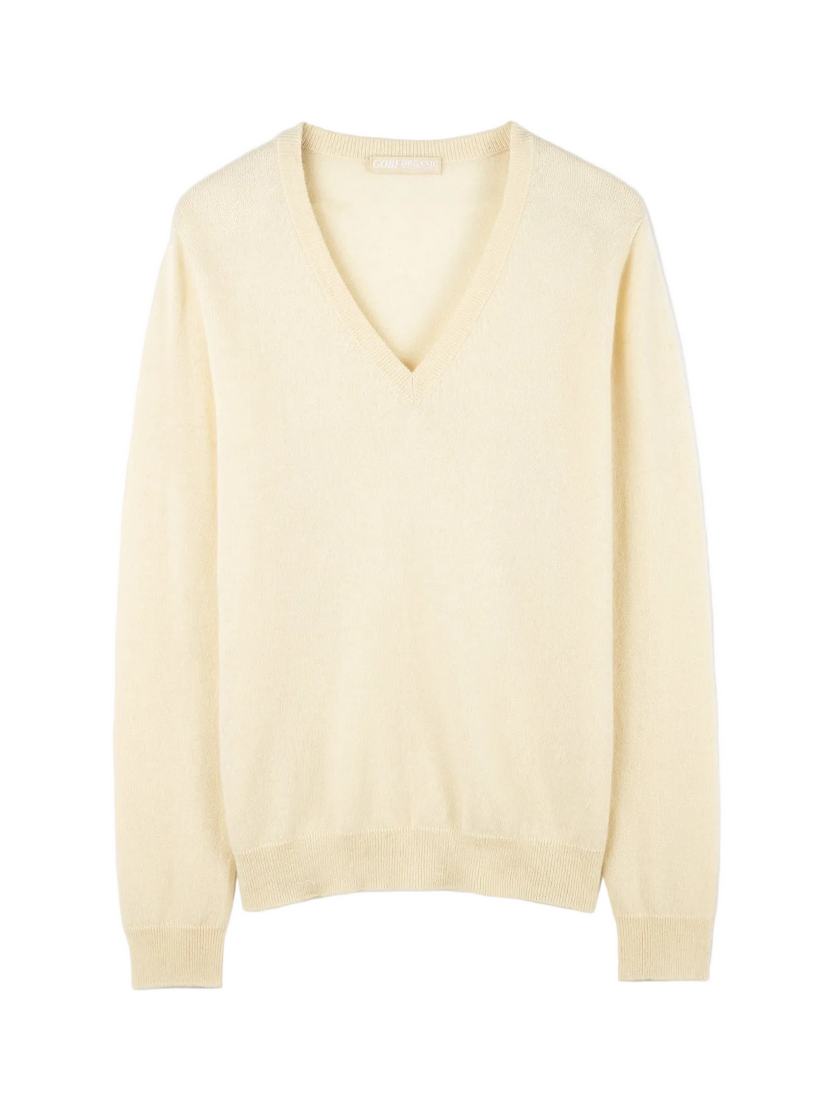 Essential Cashmere V-neck Sweater — Off-white