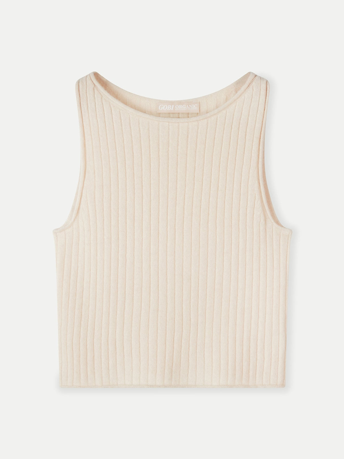 Cashmere Crop Top — Off-white