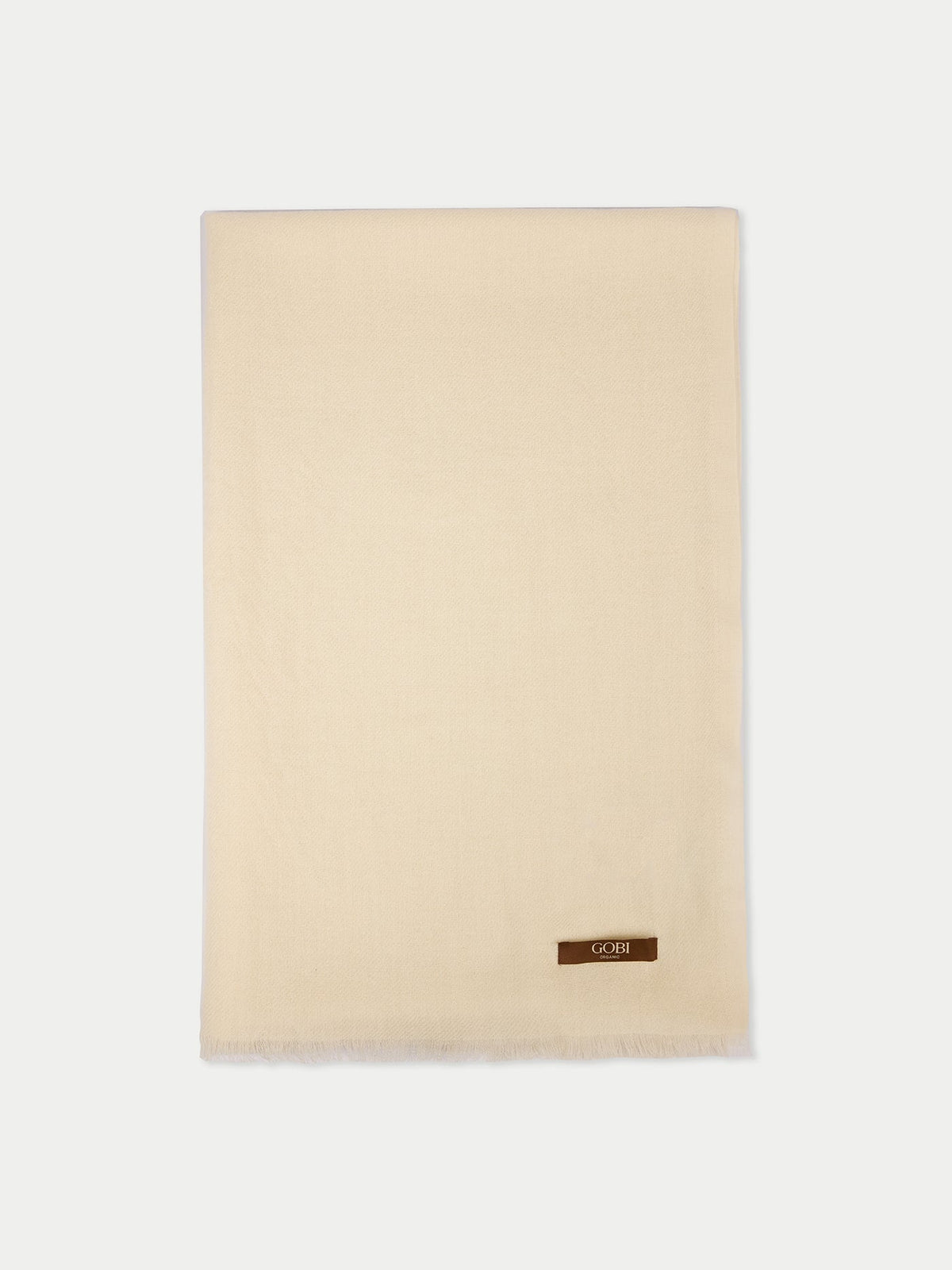Lightweight Cashmere Woven Scarf — Off-white
