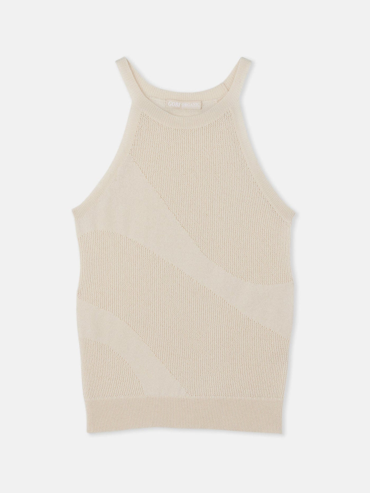 Natural Color Cashmere Top — Off-white