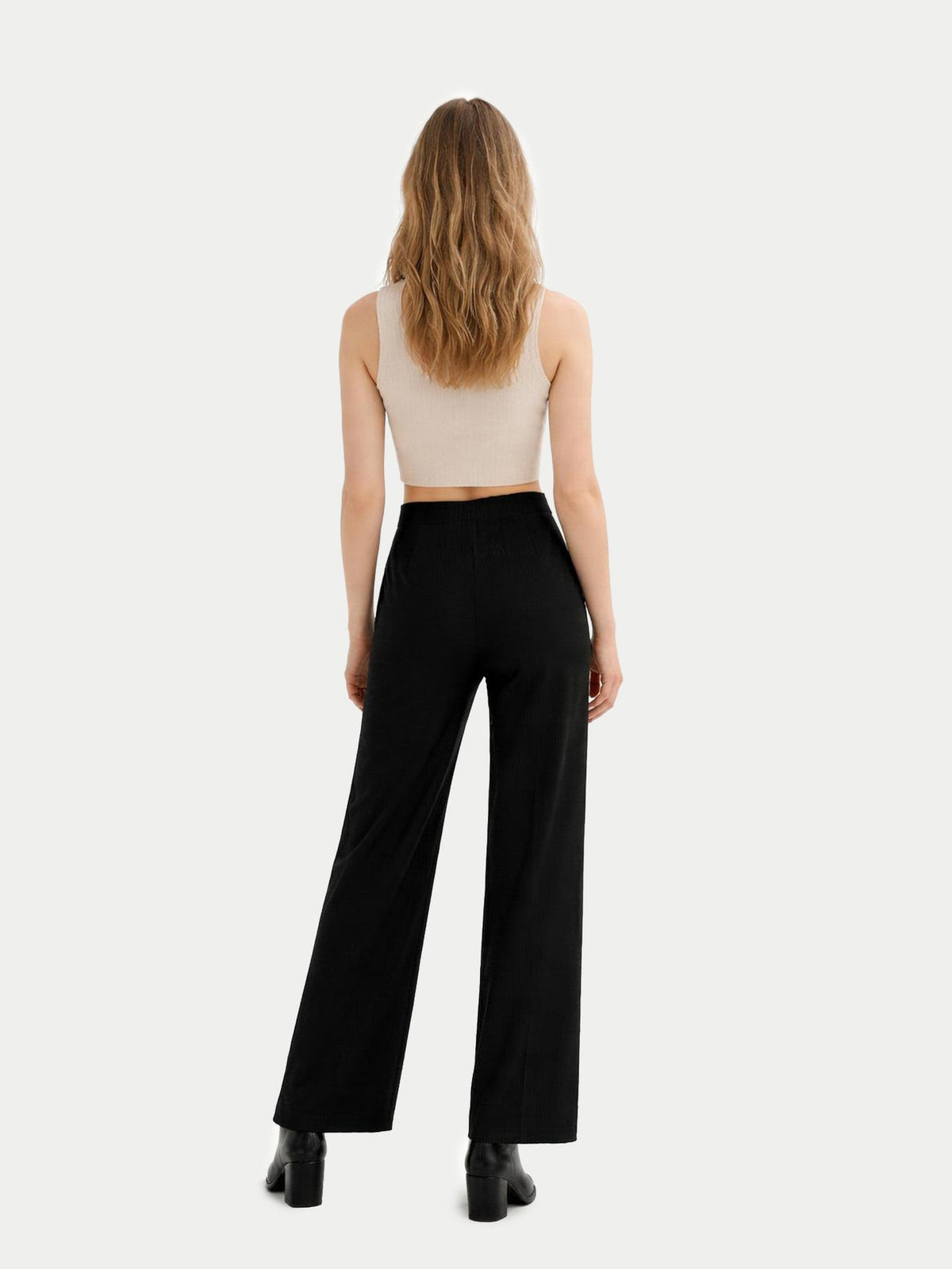 Cashmere Crop Top — Off-white