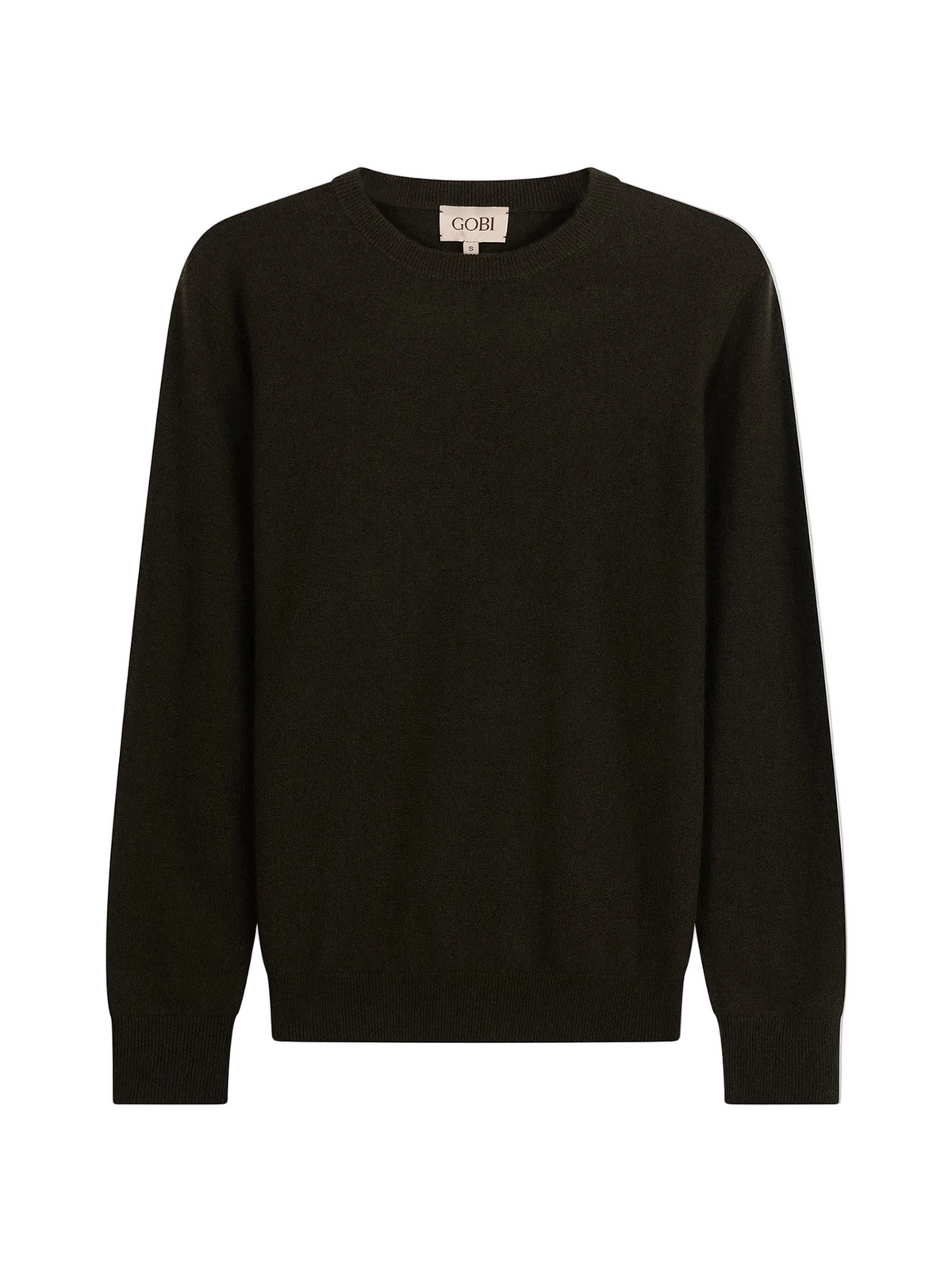 Timeless Crewneck Cashmere Sweater — Olive Green
