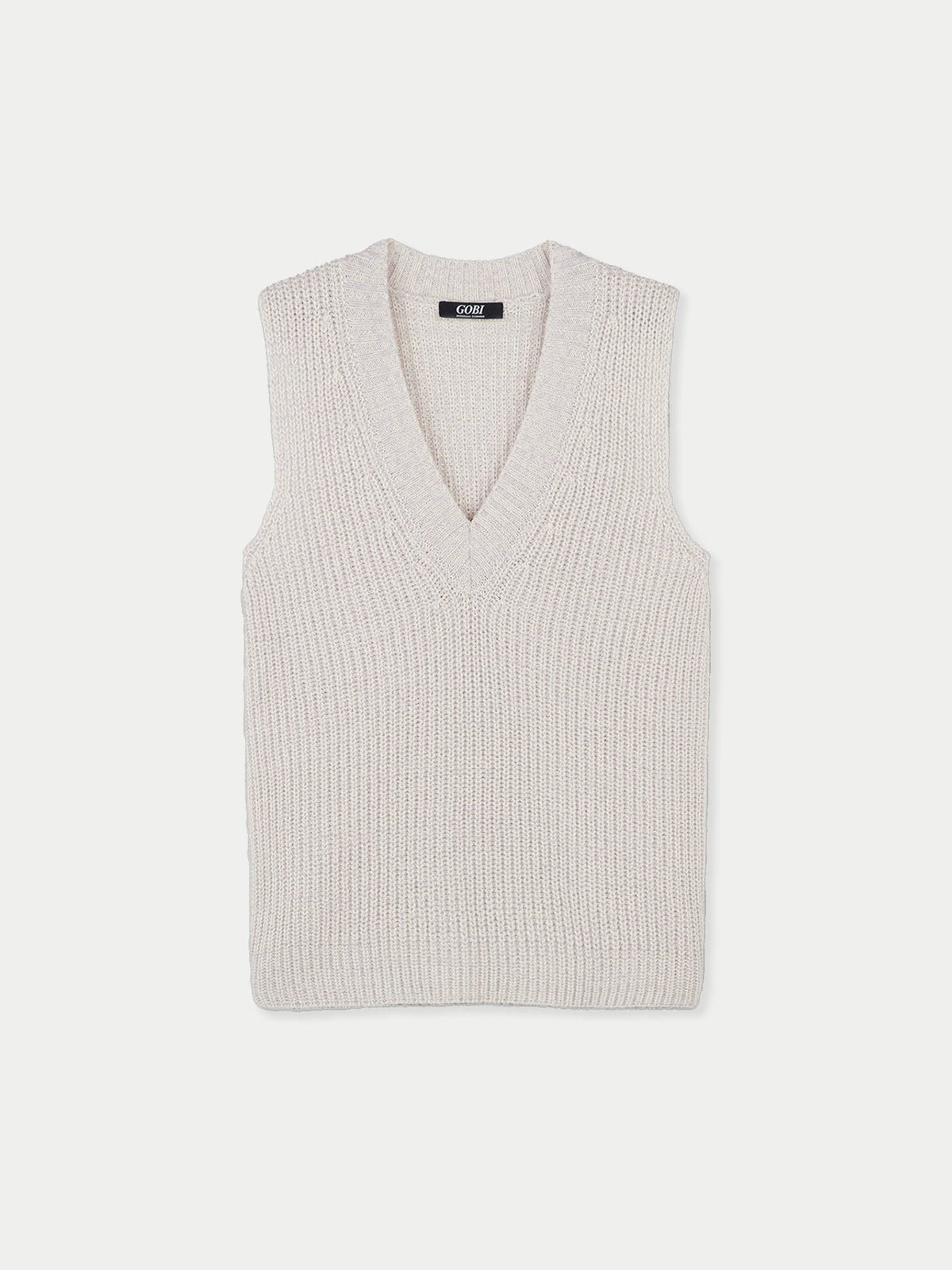 Cotton Cashmere Vest — Pure White