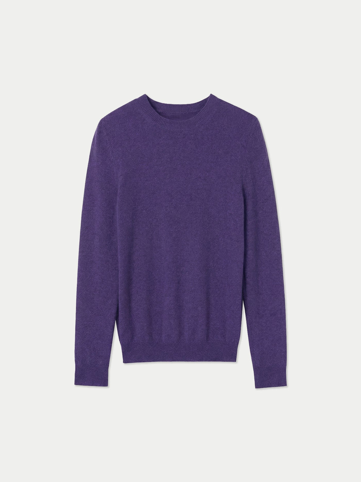 Cashmere Hat & Sweater Set — Purple