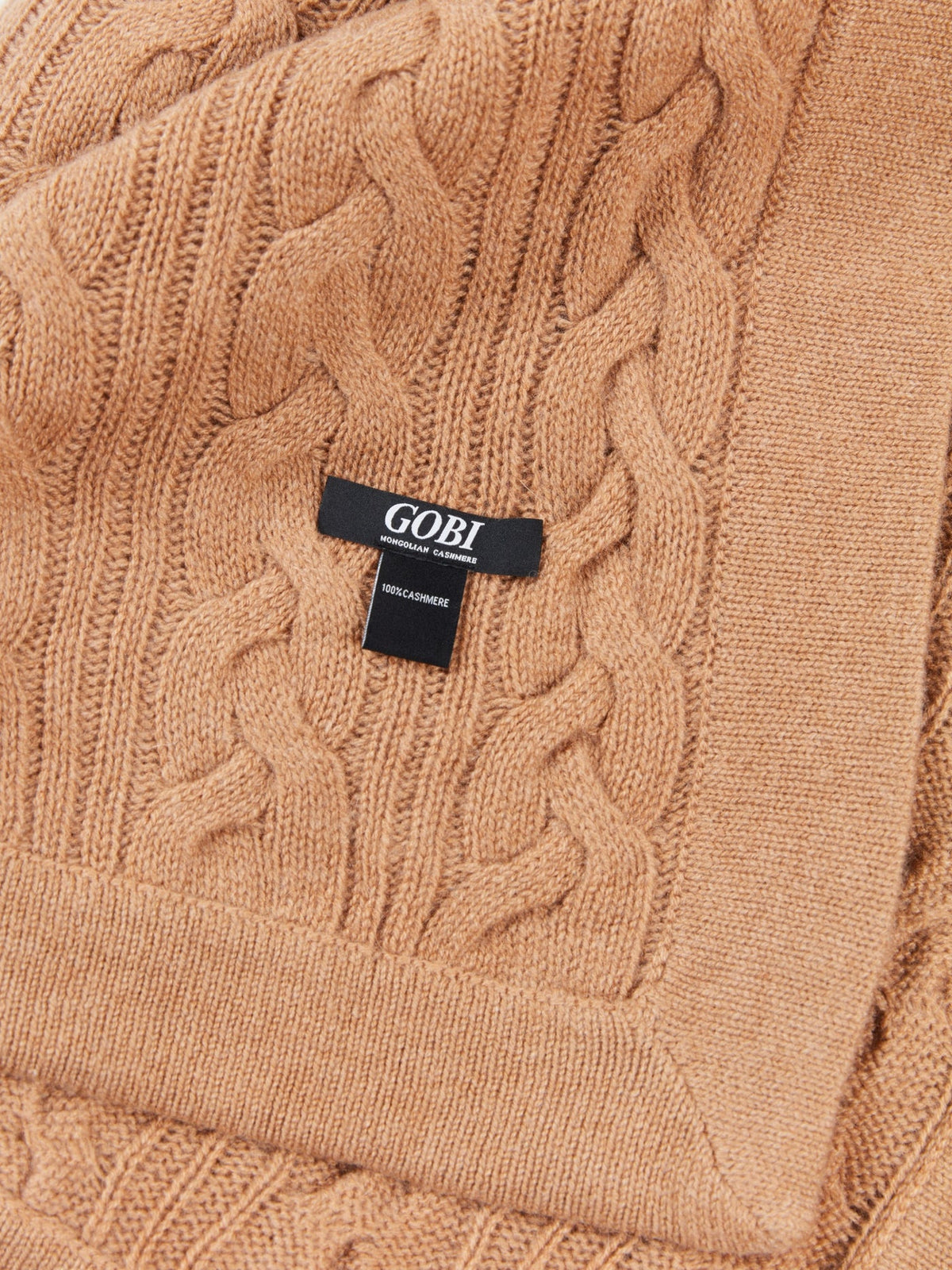 Cable Knit Cashmere Blanket — Sheepskin