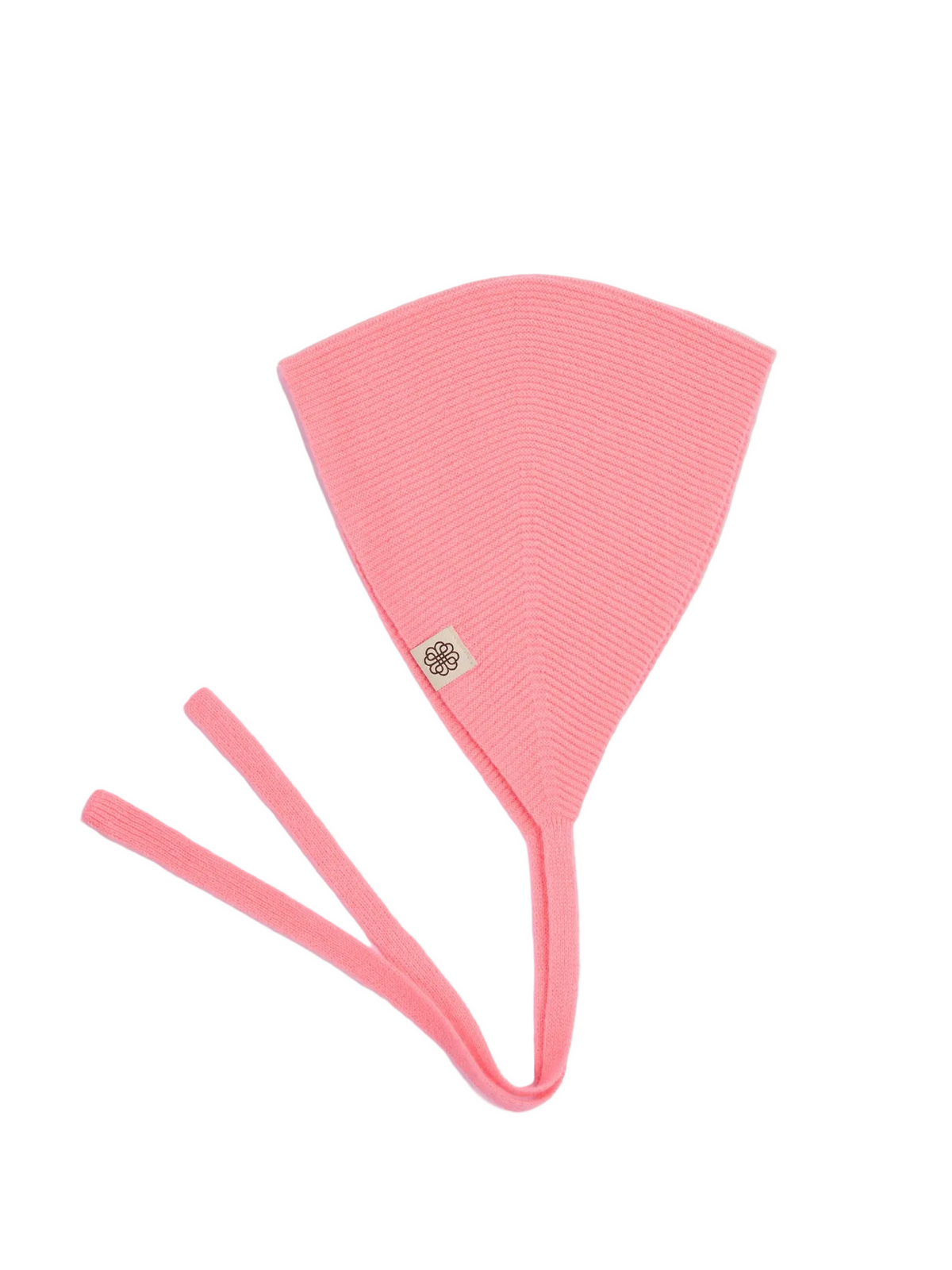 Cashmere Bonnet For Woman — Shell Pink