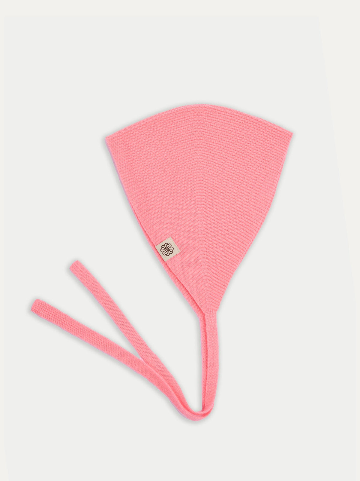 Cashmere Bonnet For Woman — Shell Pink