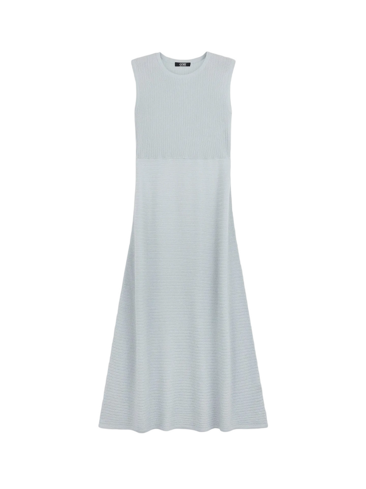 Lightweight Cashmere Silk Dress — Soft Ice