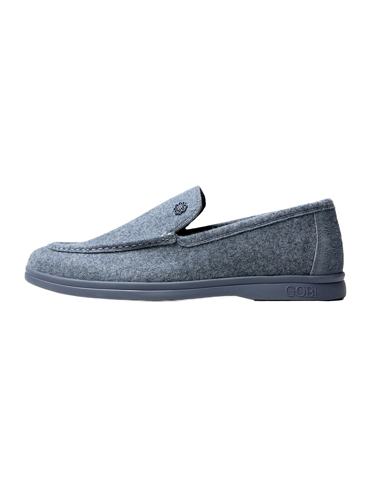 Cashmere Loafers — Steel Gray