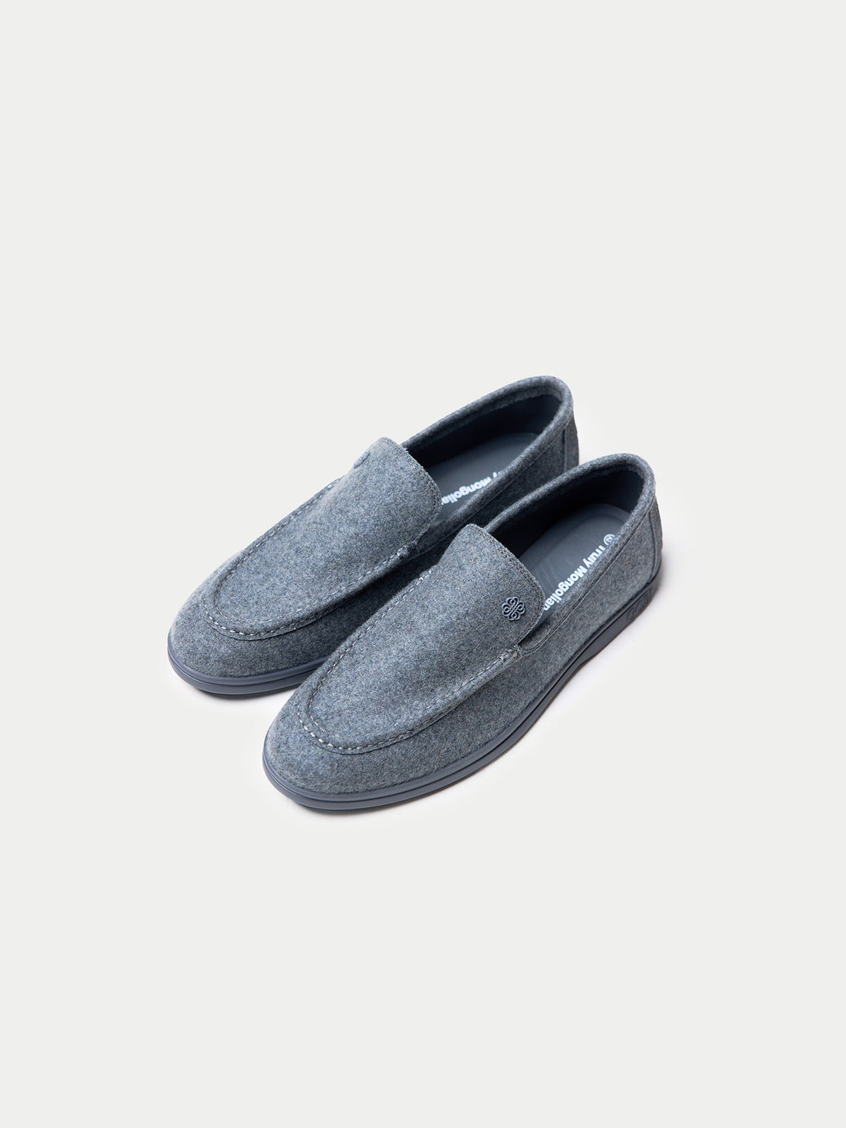 Cashmere Loafers — Steel Gray