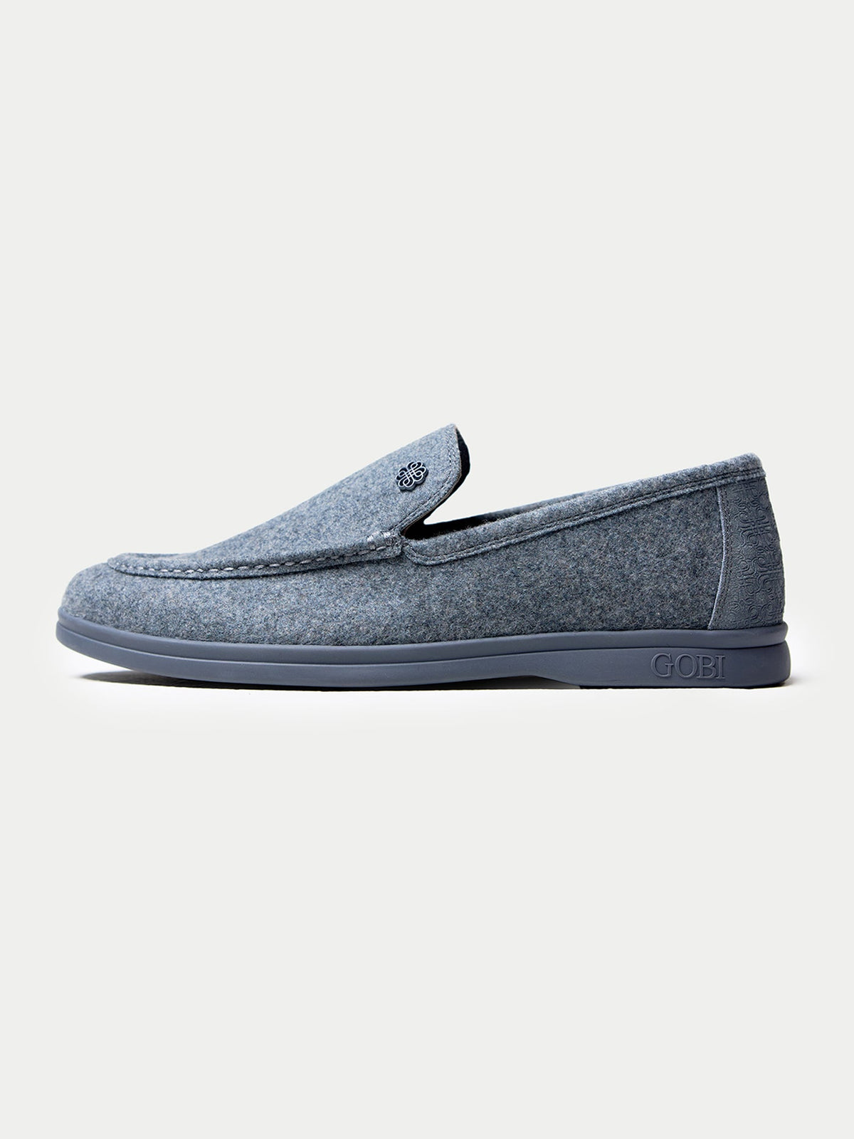 Cashmere Loafers — Steel Gray