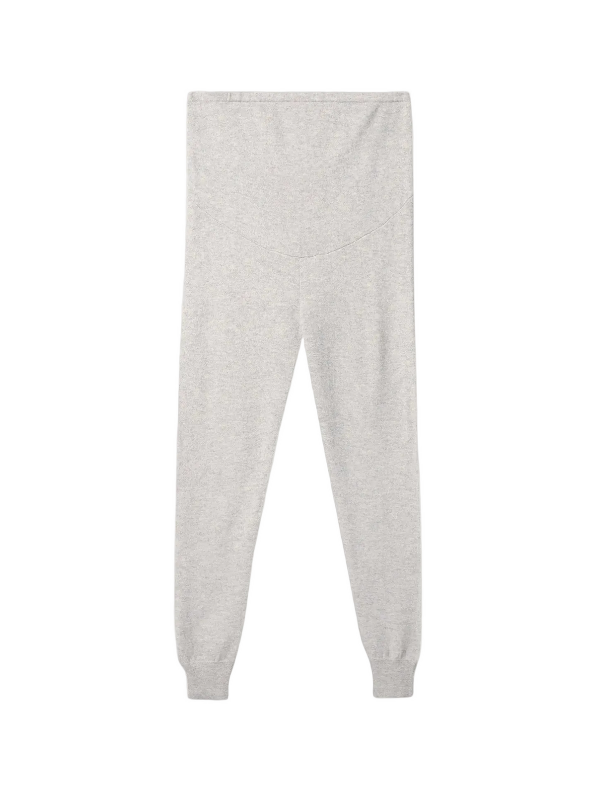 Over Bump Maternity Cashmere Knit Pants — Steel Silver