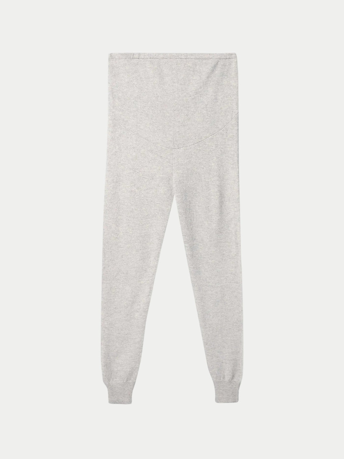 Over Bump Maternity Cashmere Knit Pants — Steel Silver