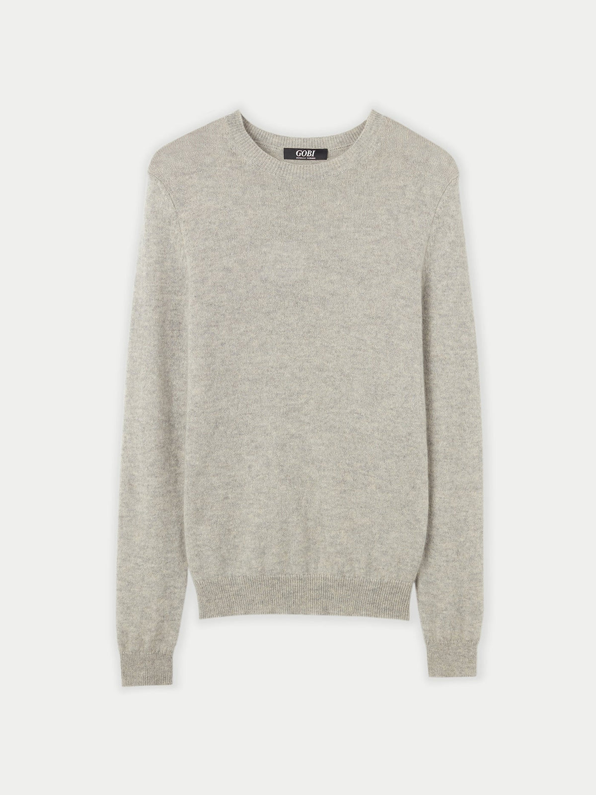 Cashmere Hat & Sweater Set — Steel Silver