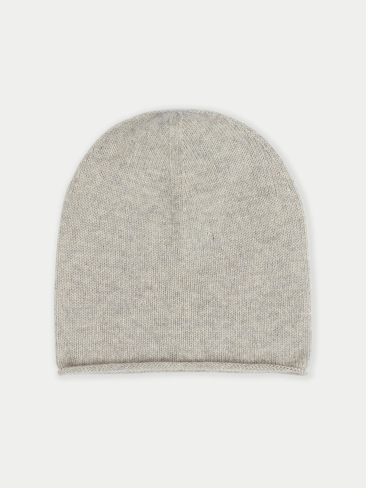 Cashmere Hat & Sweater Set — Steel Silver