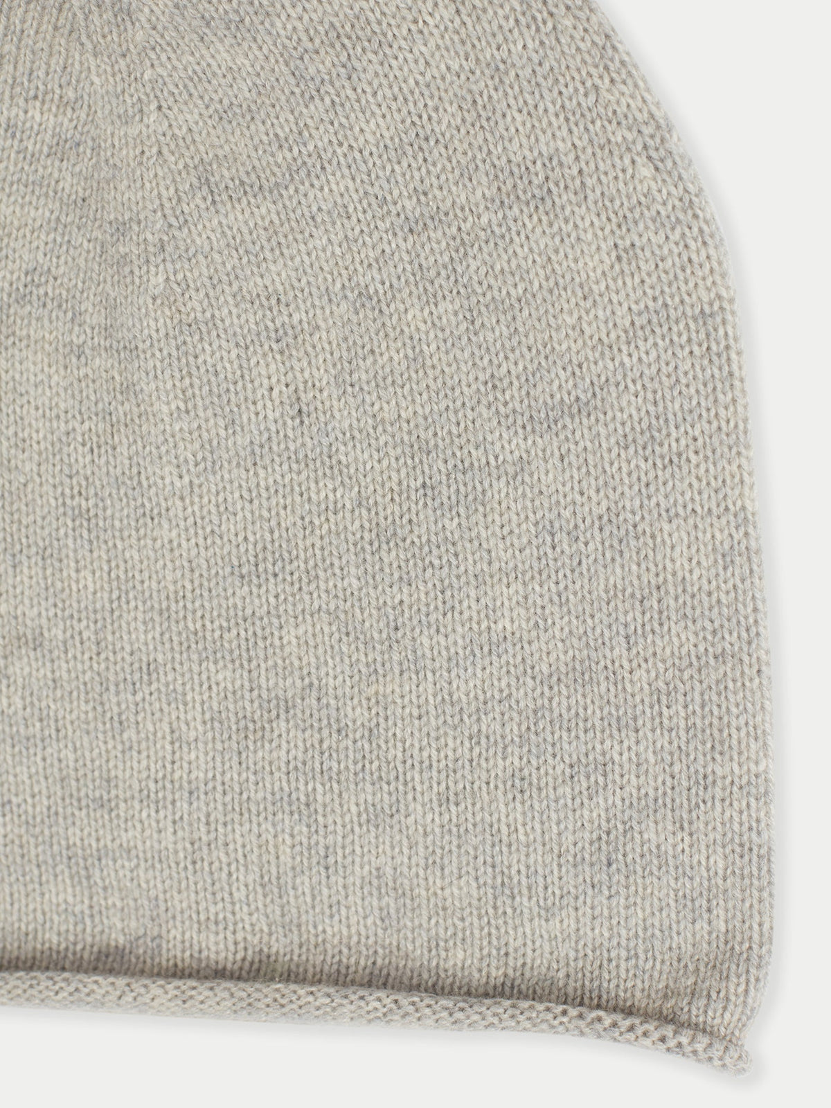 Cashmere Hat & Sweater Set — Steel Silver